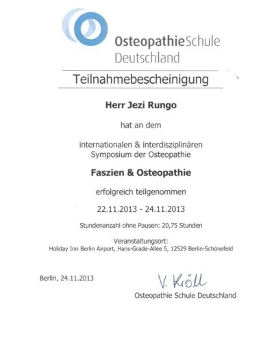 OsteopathtieSchule Deutschland