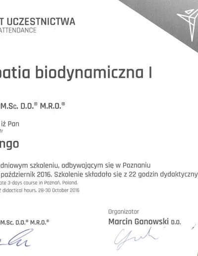 Centrum Osteopatii - Marcin Ganowski